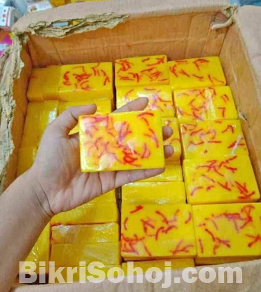 Saffron Goat milk soap